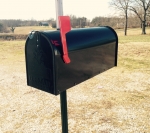 Mail Box on a T-Post Bracket